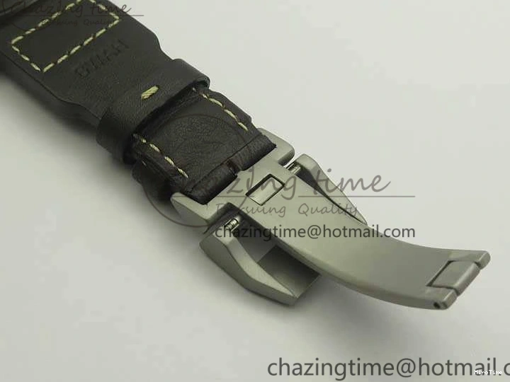 MIROTIME 0318 TimelessDesign Big Pilot IW510301 Satin-Polished SS YLF Best Edition Black Dial On Leather Strap A 7213